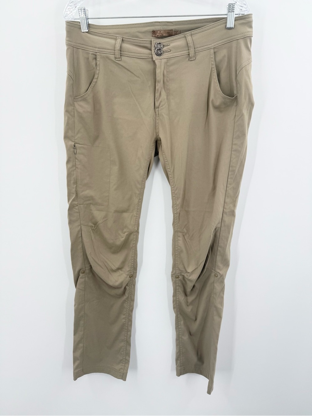 Prana Women's Halle Straight-Fit Khaki Pants Size‎ 10